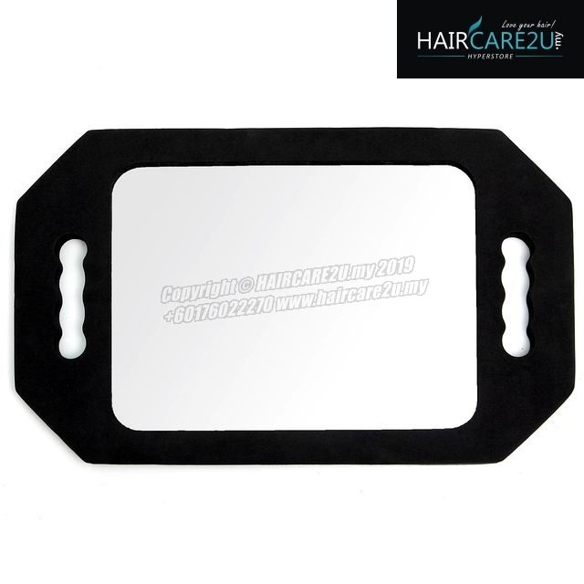 Barber Salon Shockproof Rectangle Makeup Hand Mirror.jpg