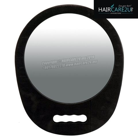 Barber Salon Shockproof Round Makeup Hand Mirror.jpg