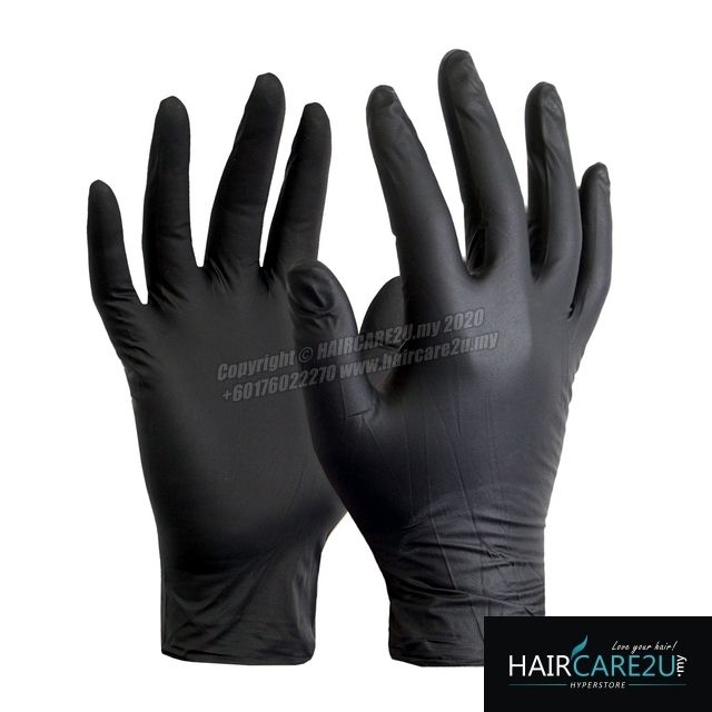 Feixiang Black Latex 1-Pair Hand Gloves.jpg
