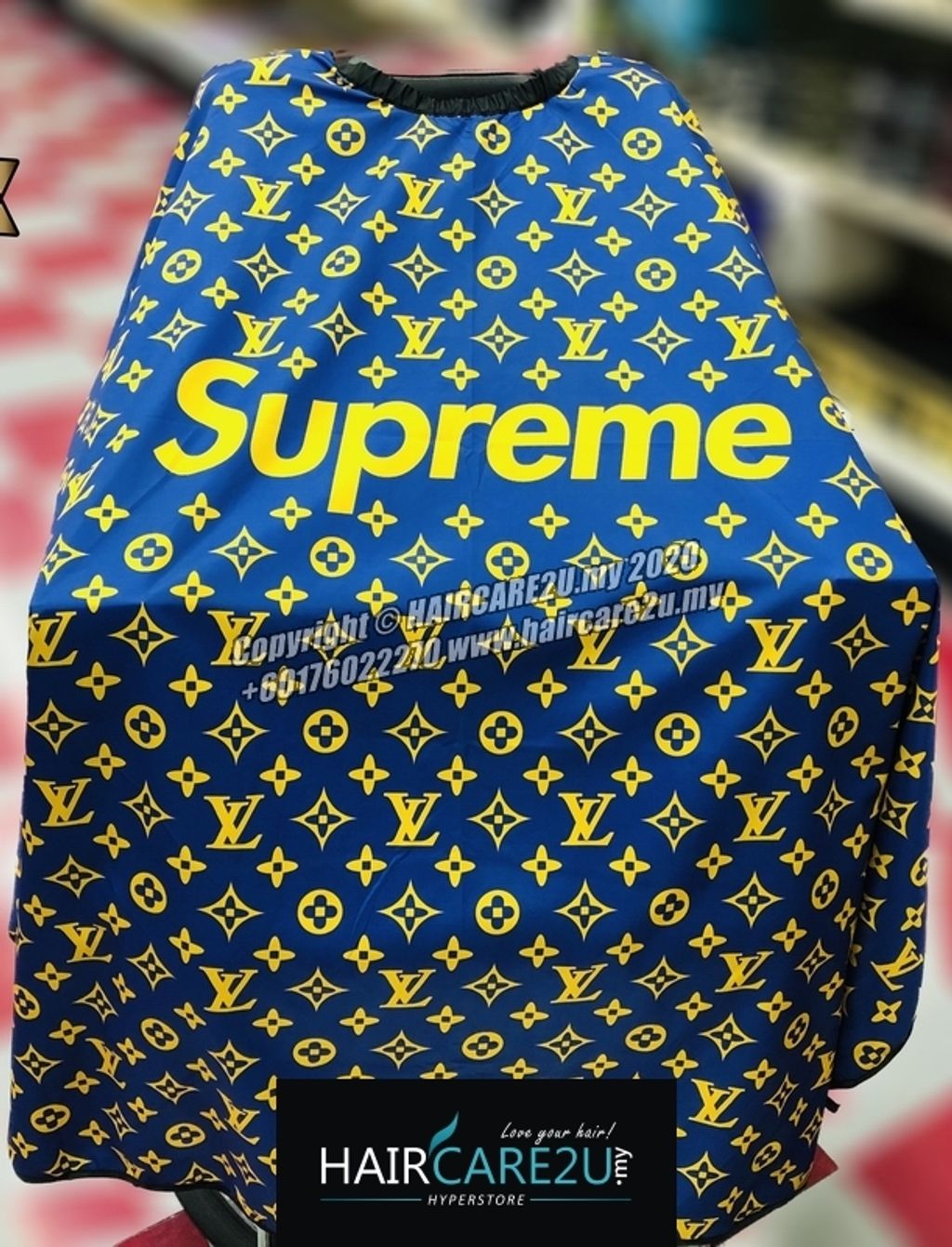 supreme lv barber cape