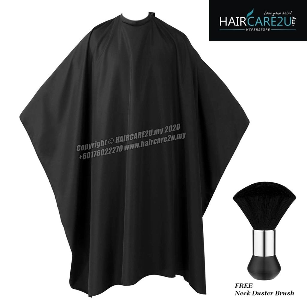 140cm x 160cm Barber Salon Extra Large Black Cutting Cape.jpg