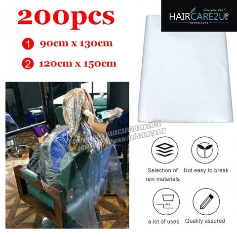200pcs Barber Salon Disposable Hairdressing Apron Cutting Cape.jpg