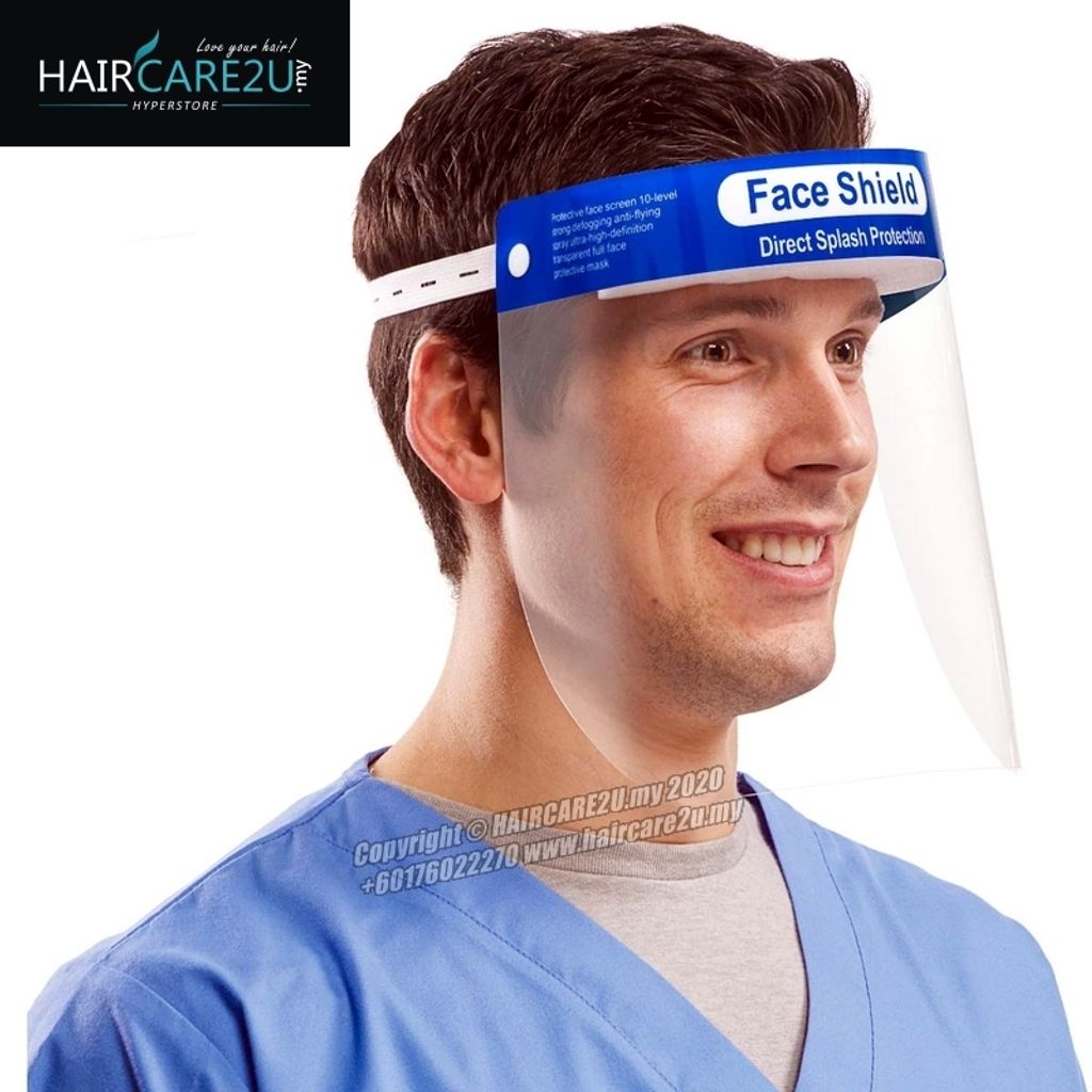 Disposable Barber Salon Safety Face Shield Transparent Full Face Protective Windproof Dustproof Mask.jpg