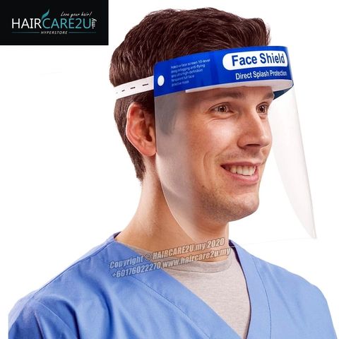 Disposable Barber Salon Safety Face Shield Transparent Full Face Protective Windproof Dustproof Mask.jpg