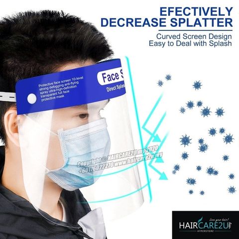 Disposable Barber Salon Safety Face Shield Transparent Full Face Protective Windproof Dustproof Mask 4.jpg