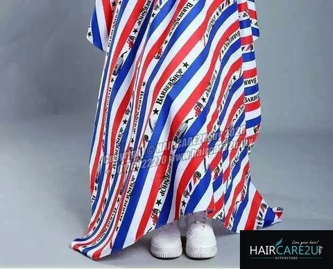 Red Blue Stripes BarberShop Hair Cutting Cloth Barber Salon Cape 4.jpg