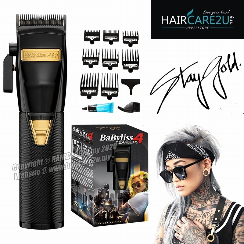 Babyliss 4 Barbers Limited Edition FX870BN BLACKFX Metal Ferrari Lithium  Hair Clipper - Stay Gold – HAIRCARE2U.my - Barber & Salon Supply [Wahl |  Andis | Babyliss | Euromax | Aily]