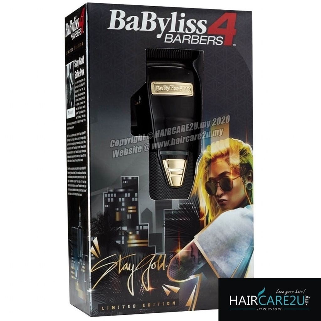 Babyliss 4 Barbers Limited Edition FX870BN BLACKFX Metal Ferrari Lithium  Hair Clipper - Stay Gold – HAIRCARE2U.my - Barber & Salon Supply [Wahl |  Andis | Babyliss | Euromax | Aily]