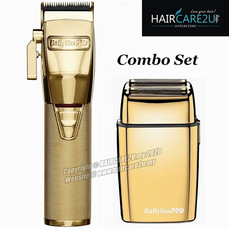 Babyliss PRO Barber Combo FX870G GOLDFX Hair Clipper & FOILFX02 Gold Metal  Shaver – HAIRCARE2U.my - Barber & Salon Supply [Wahl | Andis | Babyliss |  Euromax | Aily]
