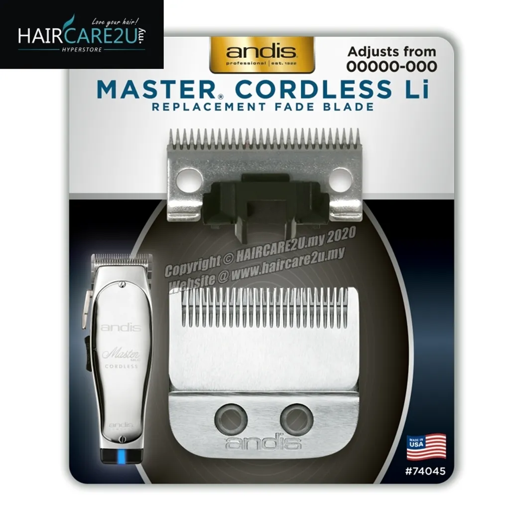 Andis Master Cordless Li Replacement Fade Blade Haircare2u My Barber Salon Supply Wahl Andis Babyliss Euromax Aily Andis Master Cordless Li Replacement Fade Blade Haircare2u My Barber Salon Supply Wahl Andis Babyliss Euromax Aily