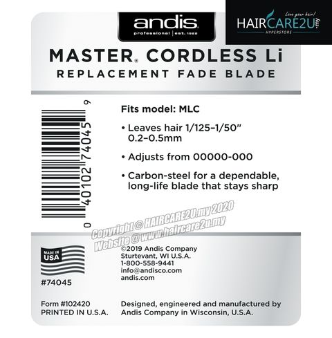 Andis 74075 Master Cordless Li Replacement Fade Blade 3.jpg