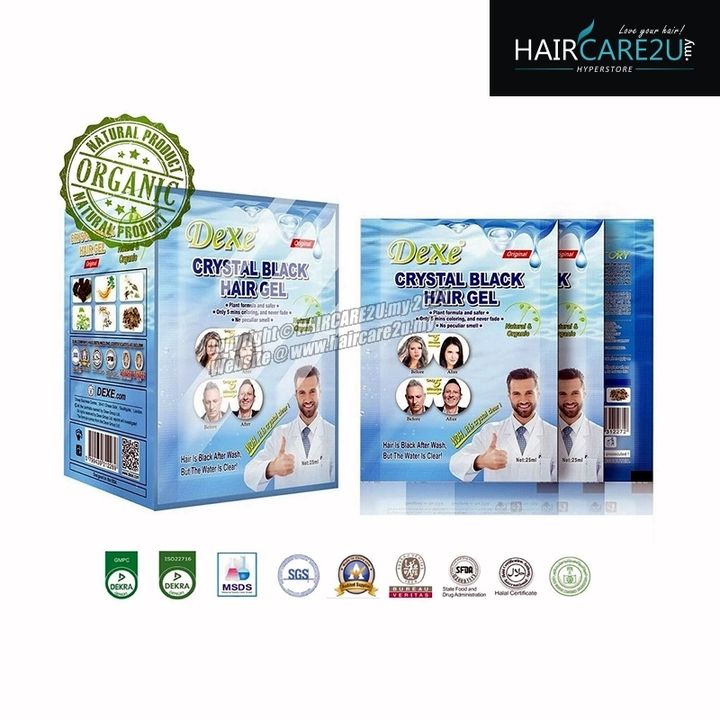 (25ml x 10pkt) Dexe Organic Crystal Black Hair Gel.jpg