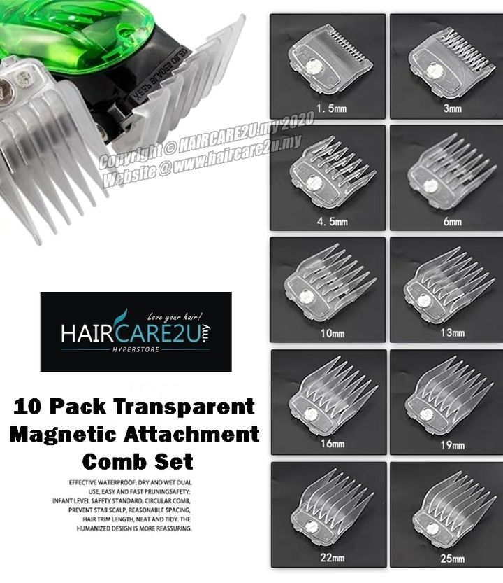 10 Pack Transparent Magnetic Attachment Comb Set.jpg