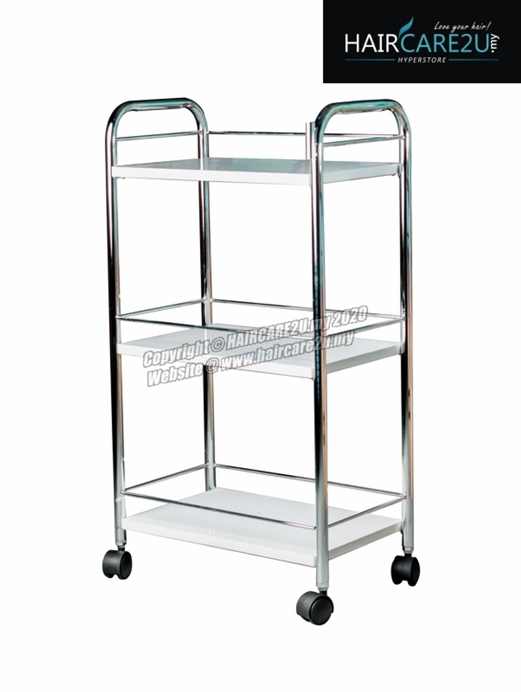 Kingston 2 Chrome Facial Trolley for Bridal Shop.jpg