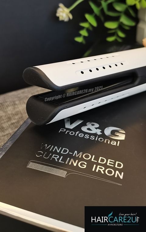 V&G V-77 Wind-Molded Curl & Flat Iron (White) 4.jpg