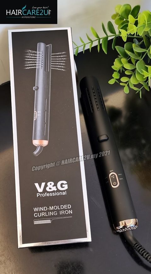 V&G V-77 Wind-Molded Curl & Flat Iron (Black) 3.jpg