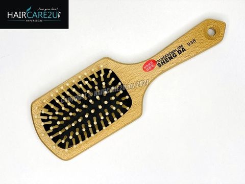 SD938 Wooden Paddle Antistatic Hair Brush Massage Comb.jpg