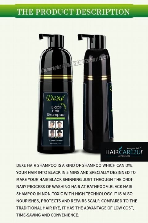 400ml DEXE Pump Packing Black Hair Shampoo 4.jpg