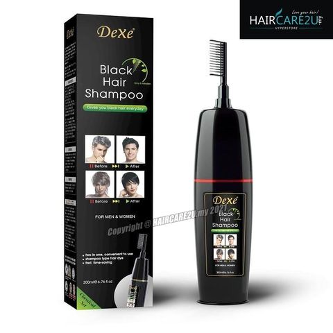 180ml DEXE Comb Packing Black Hair Shampoo.jpg