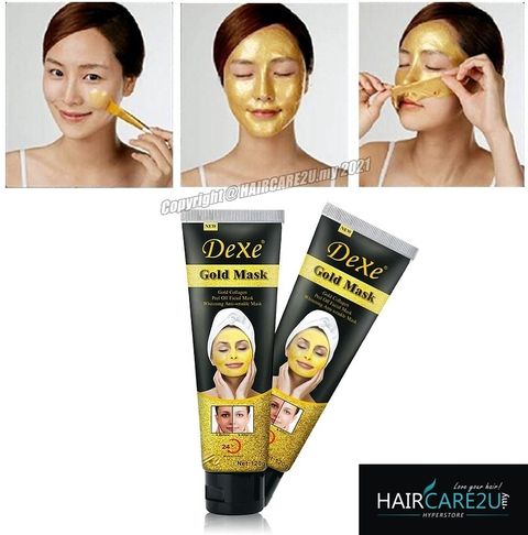 120g Dexe Acne Purifying Facial Gold Mask Black Head Remover 2.jpg