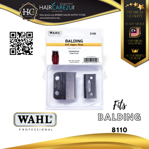 Wahl 2105 Balding 6X0 2-Hole Clipper Blade (USA Made) Poster.png