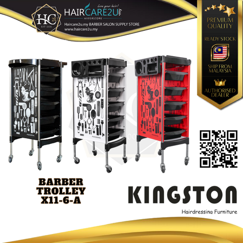 Kingston X11-6-A Barber Salon Hairdressing Trolley.png