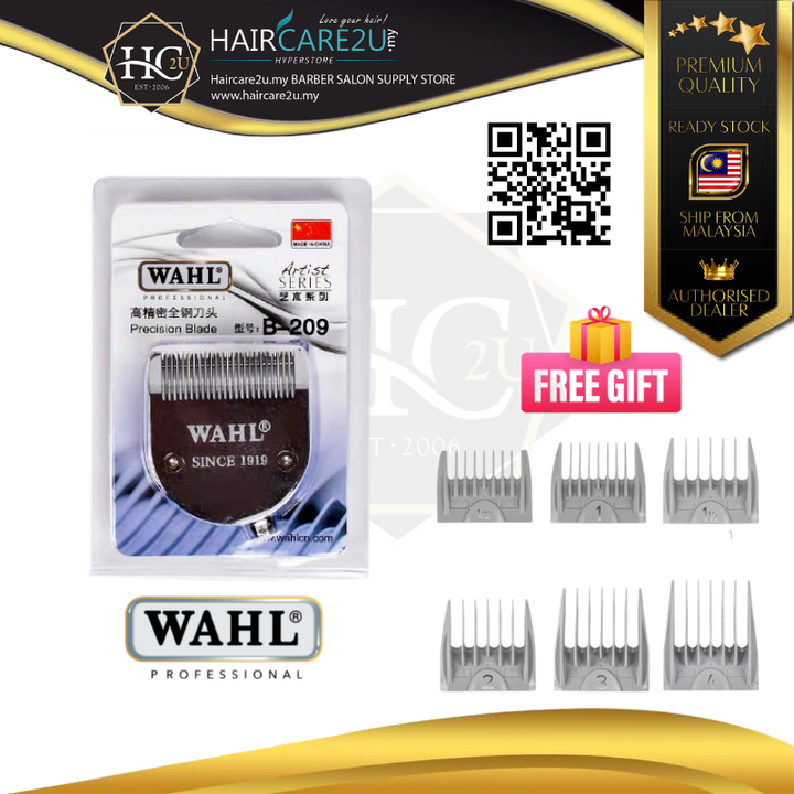 B-209 Wahl Blade for Model 2235 with 6 size Attachment Comb Poster.png