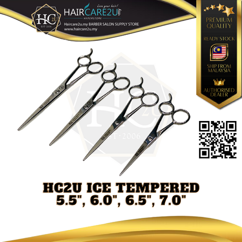 HC2U ICE Tempered Stainless Classical 600 Barber Scissor Poster.png