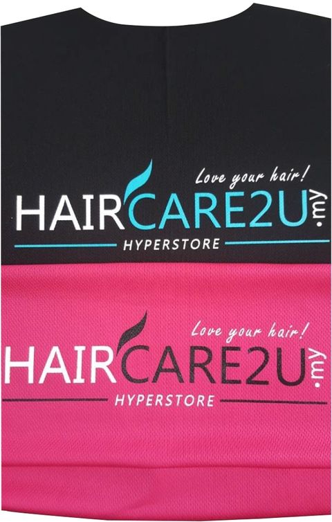 HAIRCARE2U.my Polyester Nylon Sport T-Shirt Pink.jpg