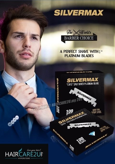 Euromax Silvermax Platinum Coated Single Edge Razor Blades (100pcs).jpg