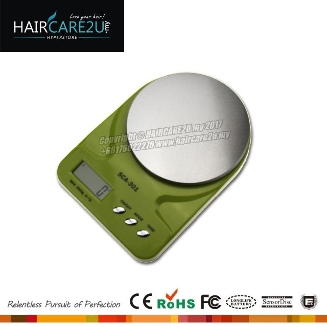 HAIRCARE2U.my SCA-301 Barber Salon Kitchen Scale Green.jpg
