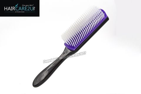 Jorgen 9 Row Brush Hair Comb Purple.jpg