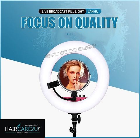 JB3008 Web Celebrity FB Live Beauty Makeup Camera Studio Dimmable LED Selfie Ring Light.jpg