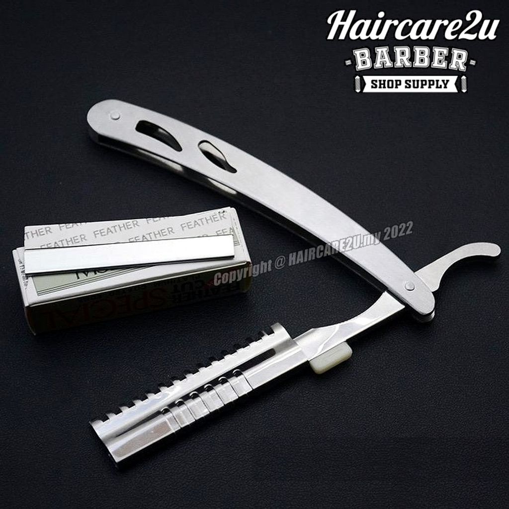 Feather Cut Stainless Steel Razor Shaver 2.jpg