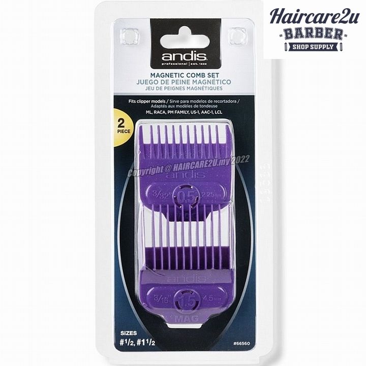 Andis Single Magnetic Comb Set Dual Pack - #0.5 & #1.5 (#66560).jpg