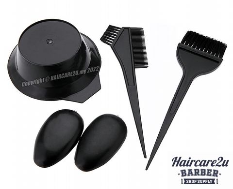 HAIRCARE2U.my 4 Pack Salon Hair Color Dye Tint DIY Earmuff Hair Dye Bowl Comb & Brush 2.jpg
