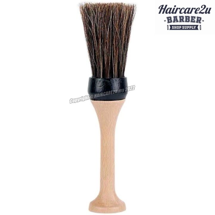 BarberTop Wooden Styling Bristles Barber Neck Duster Brush