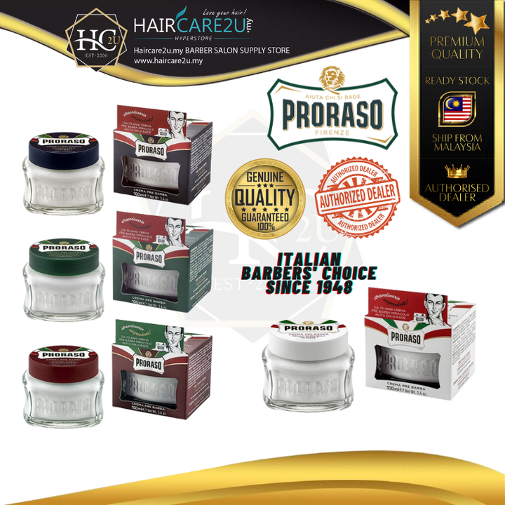 100ml Proraso Pre Shave Cream Cover