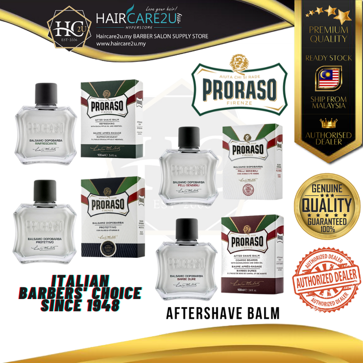 100ml Proraso Blue After Shave Balm Cover