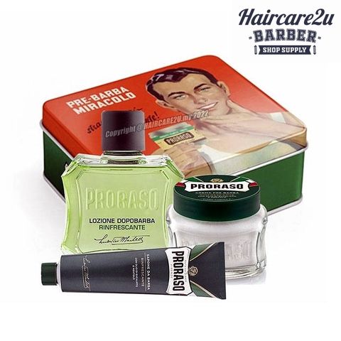 Proraso Vintage Selection Gino Shaving Set (Green) #400363 2