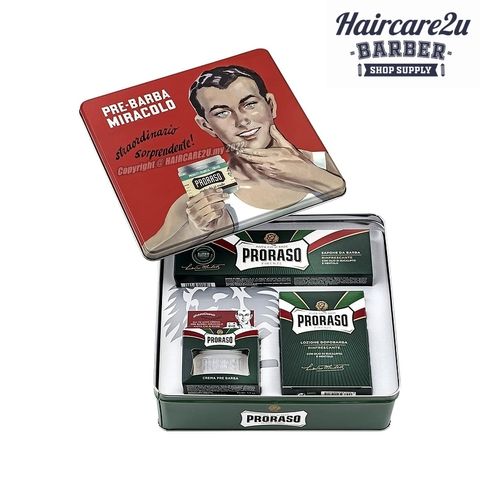 Proraso Vintage Selection Gino Shaving Set (Green) #400363