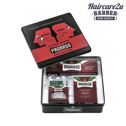 Proraso Vintage Selection Primadopo Shaving Set (Red) #400365