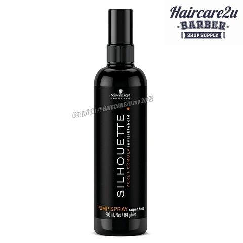 200ml Schwarzkopf Silhouette Hair Pump Spray