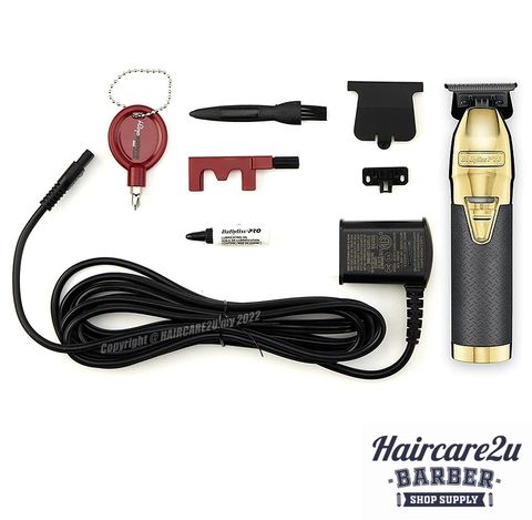 BaByliss Pro GOLDFX BOOST+ Metal Lithium Outlining Trimmer #FX787GBP 5