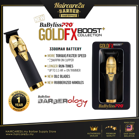 BaByliss Pro GOLDFX BOOST+ Metal Lithium Outlining Trimmer #FX787GBP Cover