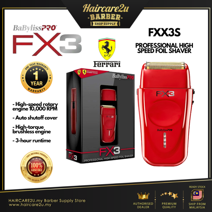 BaByliss Pro FX3 Professional High-Speed Foil Shaver #FXX3S Cover
