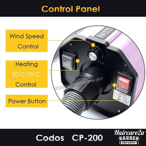 Codos CP-200 Professional Pet Dryer Blower (2200W) Violet 2