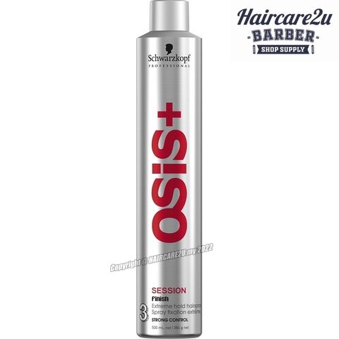 500ml Schwarzkopf Osis Session Finish Extreme Hold Hairspray
