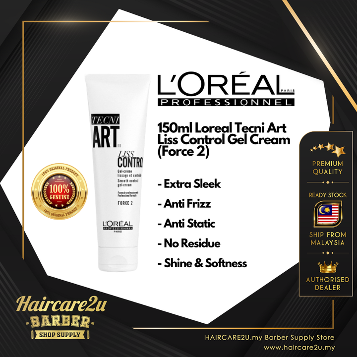 150ml Loreal Tecni Art Liss Control Gel Cream (Force 2) Cover
