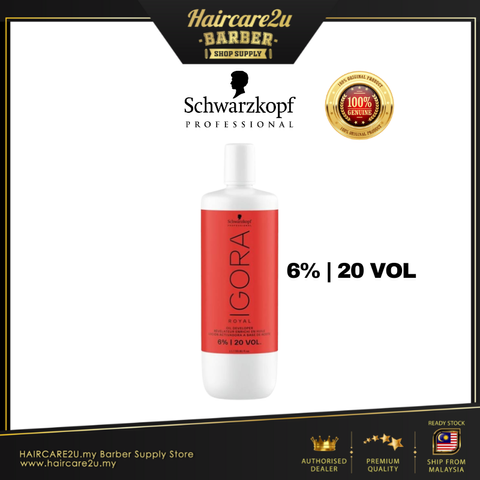 1000ml Schwarzkopf Igora Royal Oil Developer Peroxide 6%